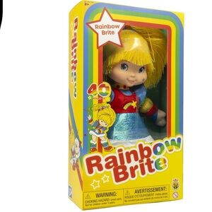 Rainbow Brite 12" Threaded Hair Plush Doll, Children Ages 3+